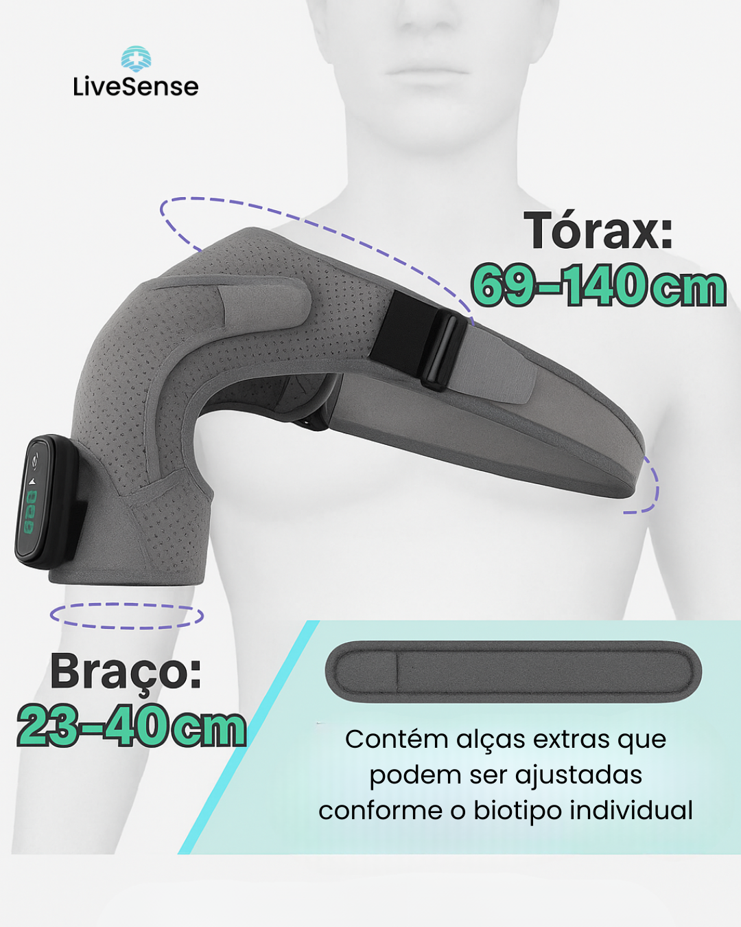 Suporte de Ombro Ajustável ThermoFlex Pro