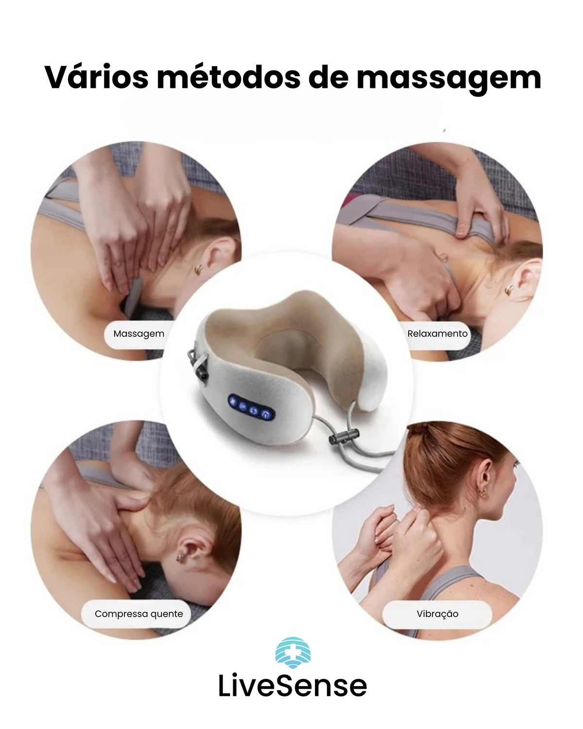 Almofada Massageadora Cervical RelaxPro